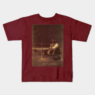 The Plains Herder by NC Wyeth Kids T-Shirt